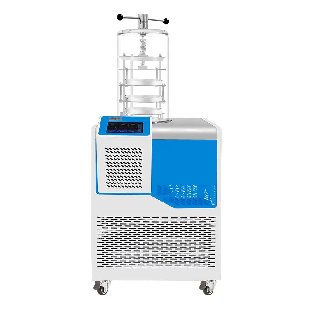 StonyLab Vertical Freeze Dryer with Vacuum Pump -80°C 4kg