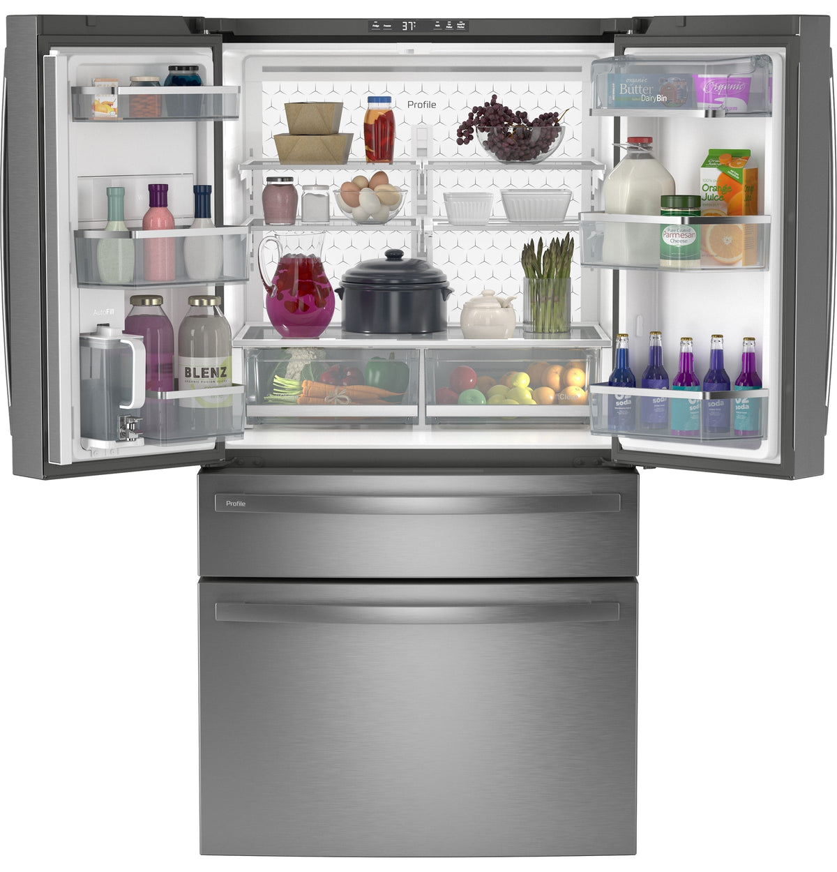 GE French Door Refrigerator 90.4cm 812.7L PGE29BYTFS