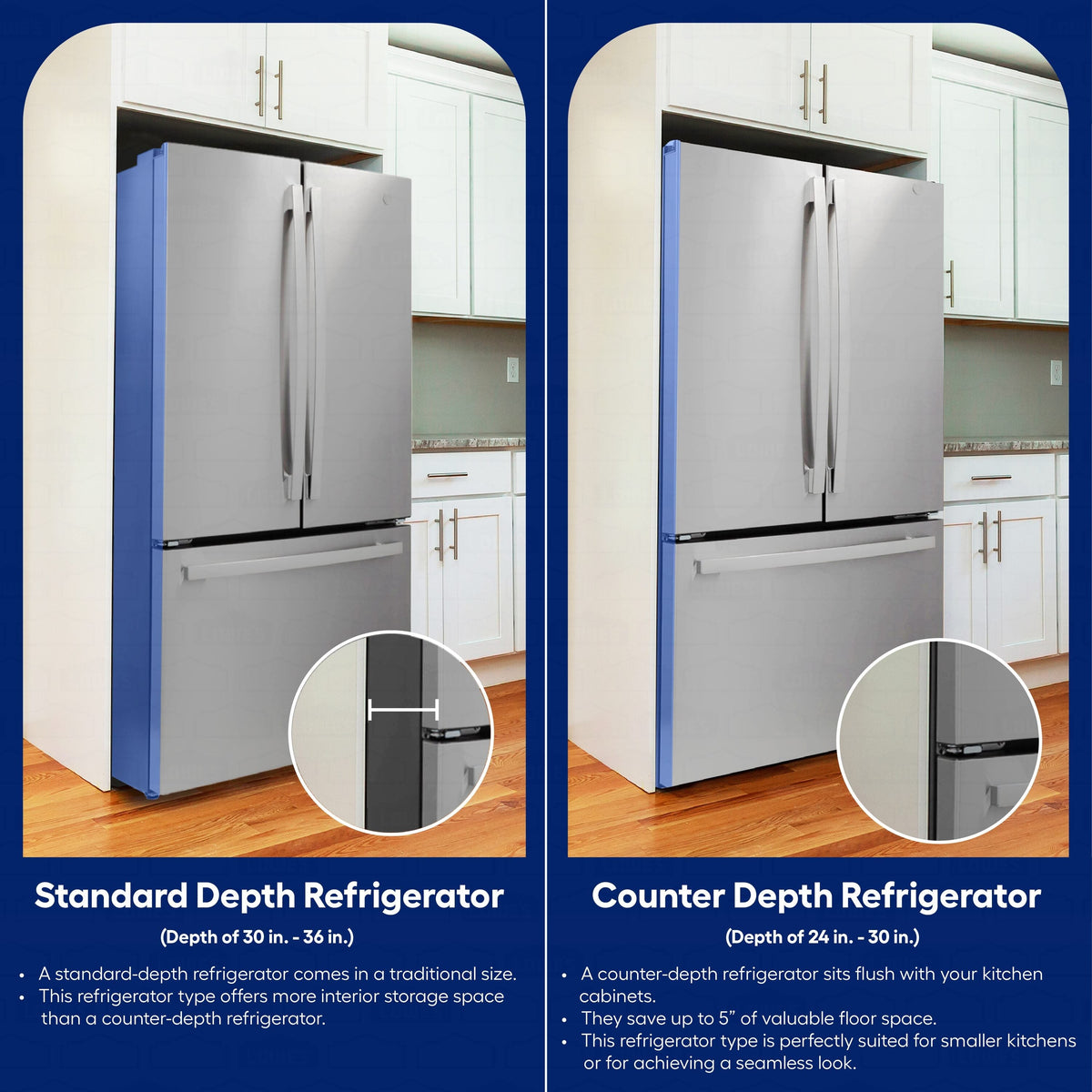 LG Counter-Depth MAX French Door Refrigerator 91.4cm 750.4L LRFLC2706S