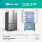 Hisense French Door Refrigerator 91.4cm 753.2L HRF266N6CSE1