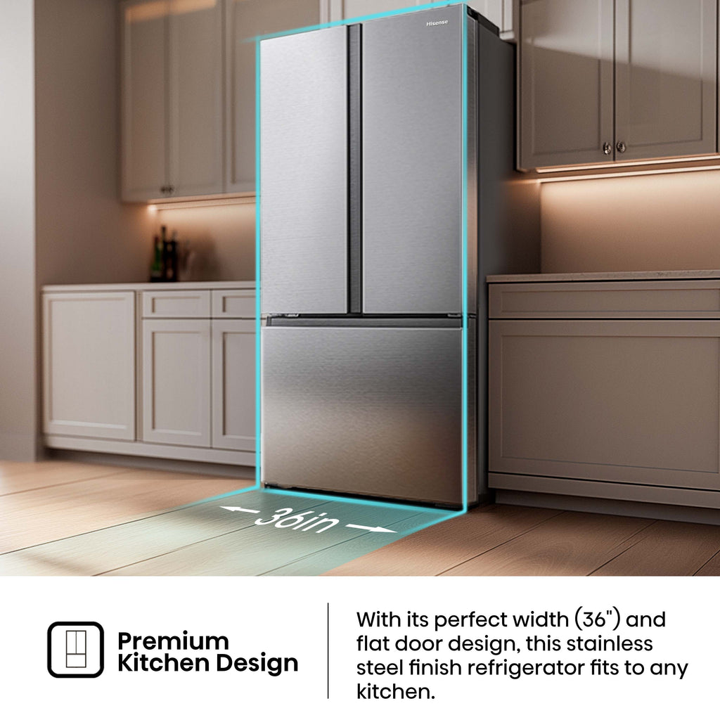 Hisense French Door Refrigerator 91.4cm 753.2L HRF266N6CSE1
