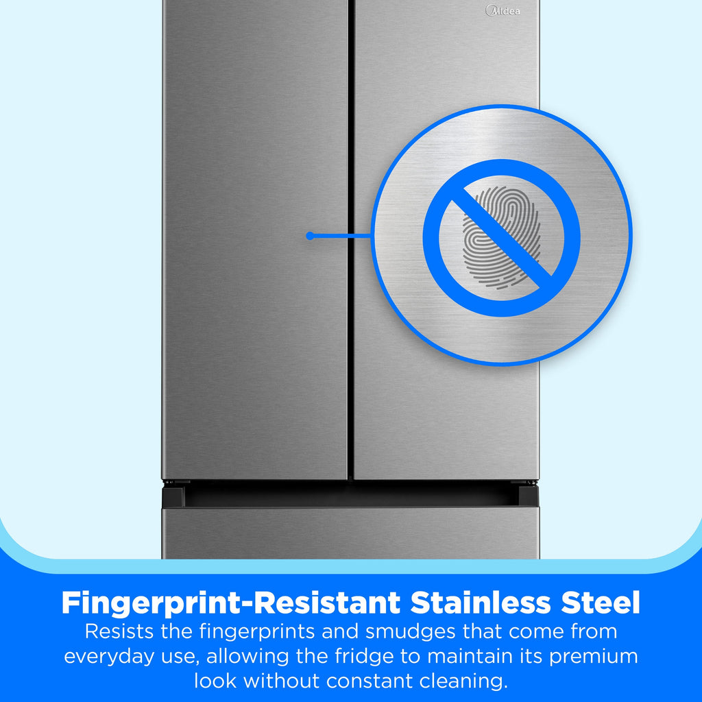 Midea French Door Refrigerator 74.9cm 521L MRF18B4AST