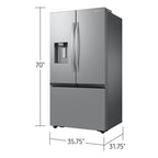 Samsung French Door Refrigerator 90.8cm 736.2L RF70F27SER