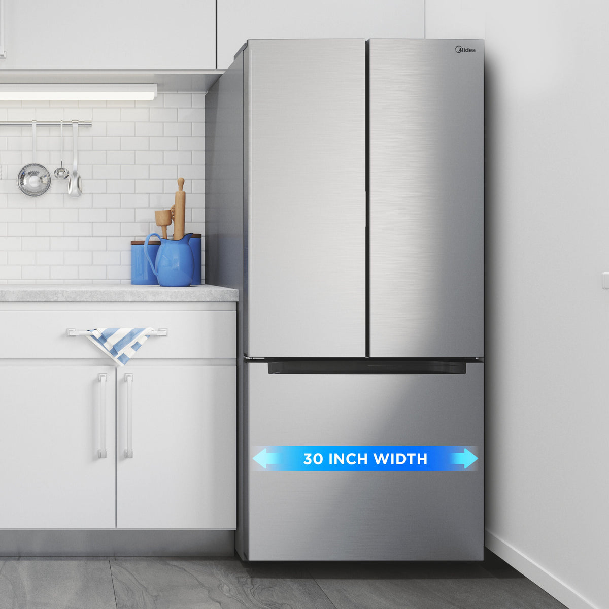 Midea French Door Refrigerator 74.9cm 521L MRF18B4AST