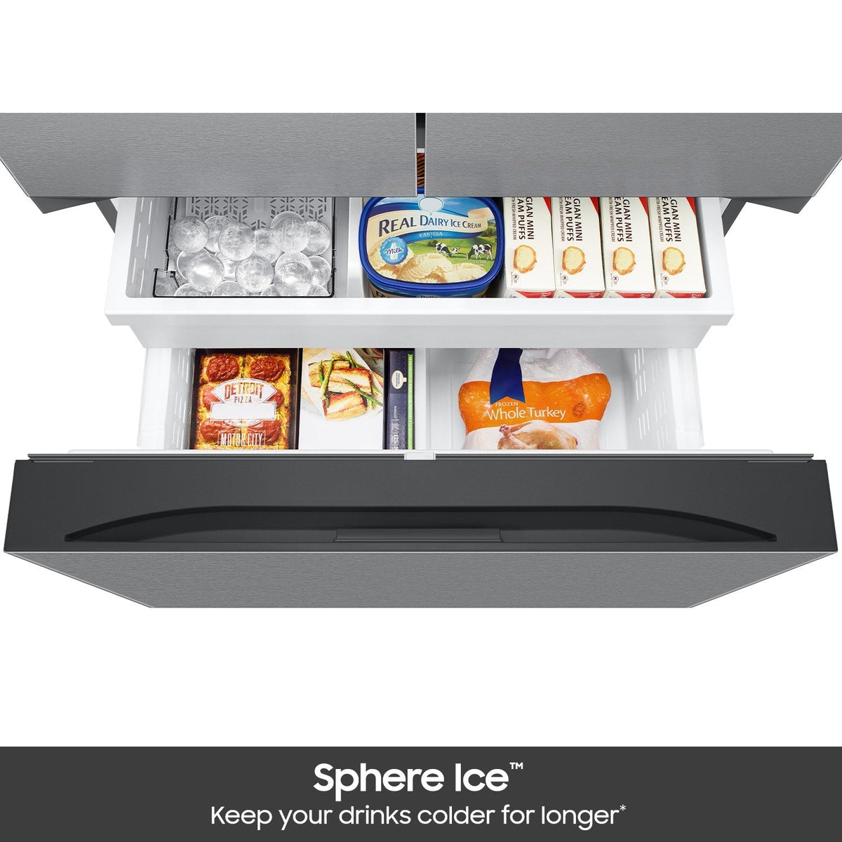 Samsung French Door Refrigerator 90.8cm 736.2L RF70F27SER