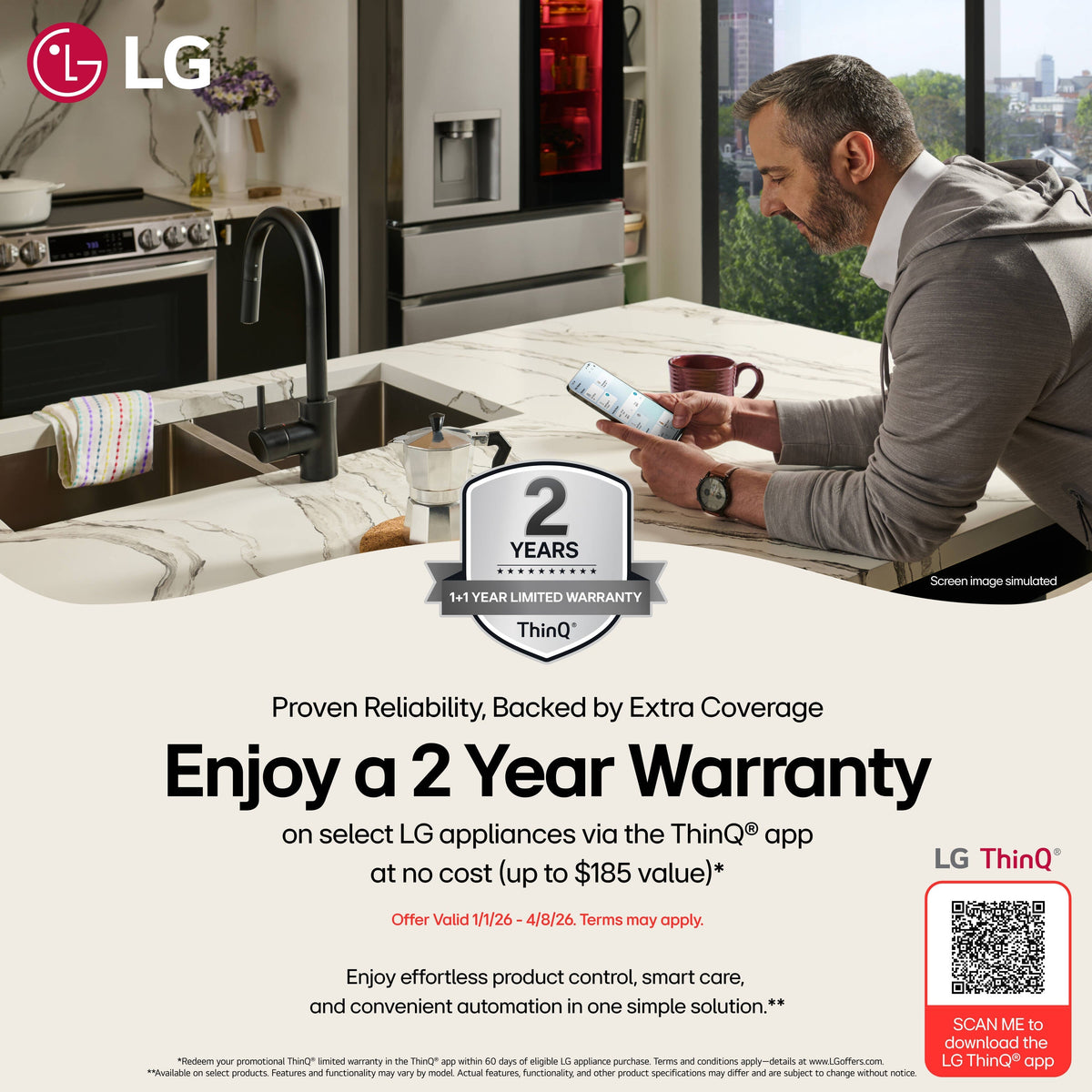 LG French Door Refrigerator 90.8cm 809.9L LF29S9730S