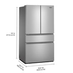 Whirlpool French Door Refrigerator 91.3cm 843.8L WRMF3336SZ
