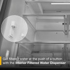 Whirlpool French Door Refrigerator 91.3cm 843.8L WRMF3336SZ