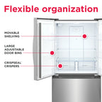 Frigidaire French Door Refrigerator 89.7cm 563.5L FRFG201LAV