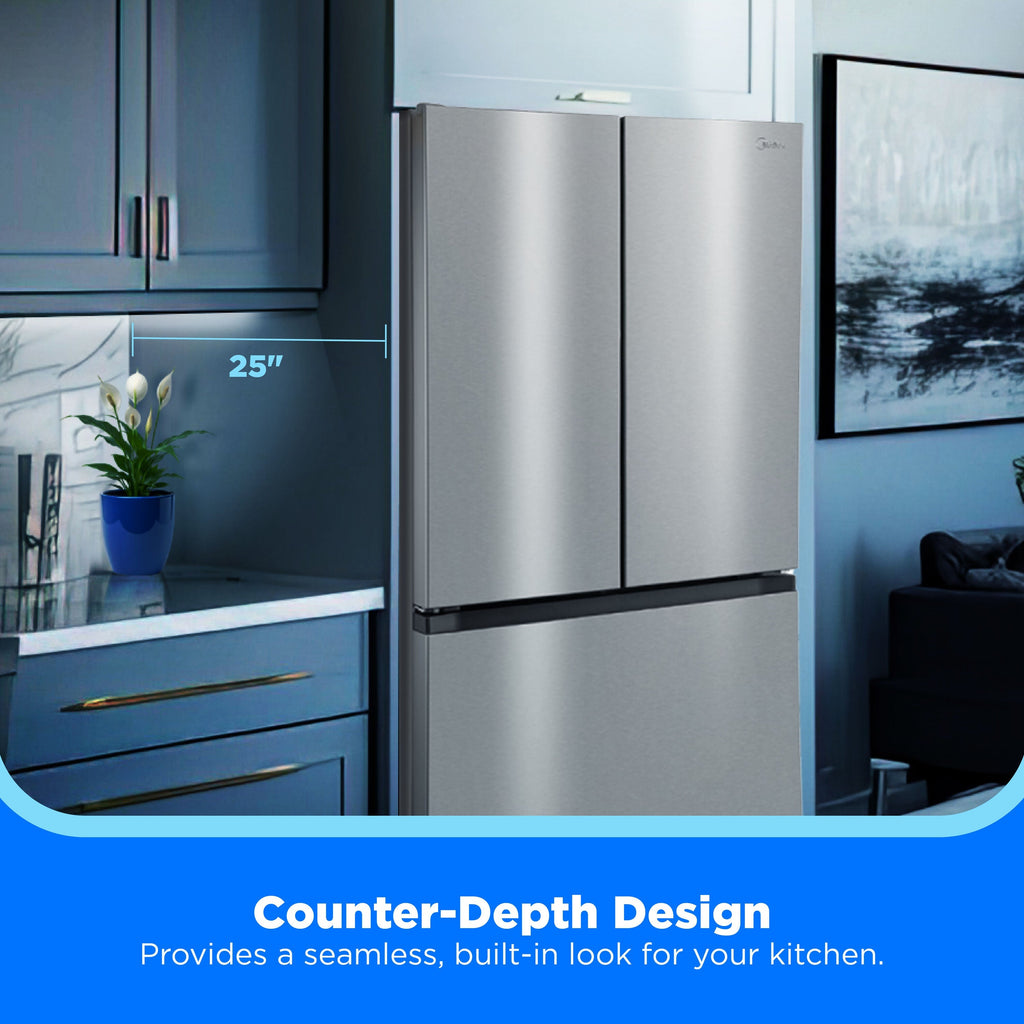 Midea French Door Refrigerator 90.9cm 750.4L MRF27I6BST