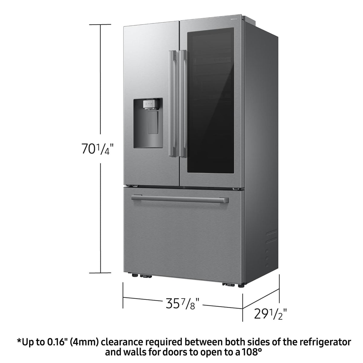 Samsung French Door Refrigerator 91.1cm 679.6L RF80H25CER