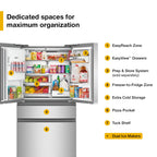 Whirlpool French Door Refrigerator 90.5cm 623L WRMC7036RZ
