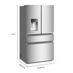 Whirlpool French Door Refrigerator 90.5cm 623L WRMC7036RZ