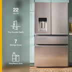 Whirlpool French Door Refrigerator 90.5cm 623L WRMC7036RZ