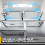 Whirlpool French Door Refrigerator 90.5cm 623L WRMC7036RZ