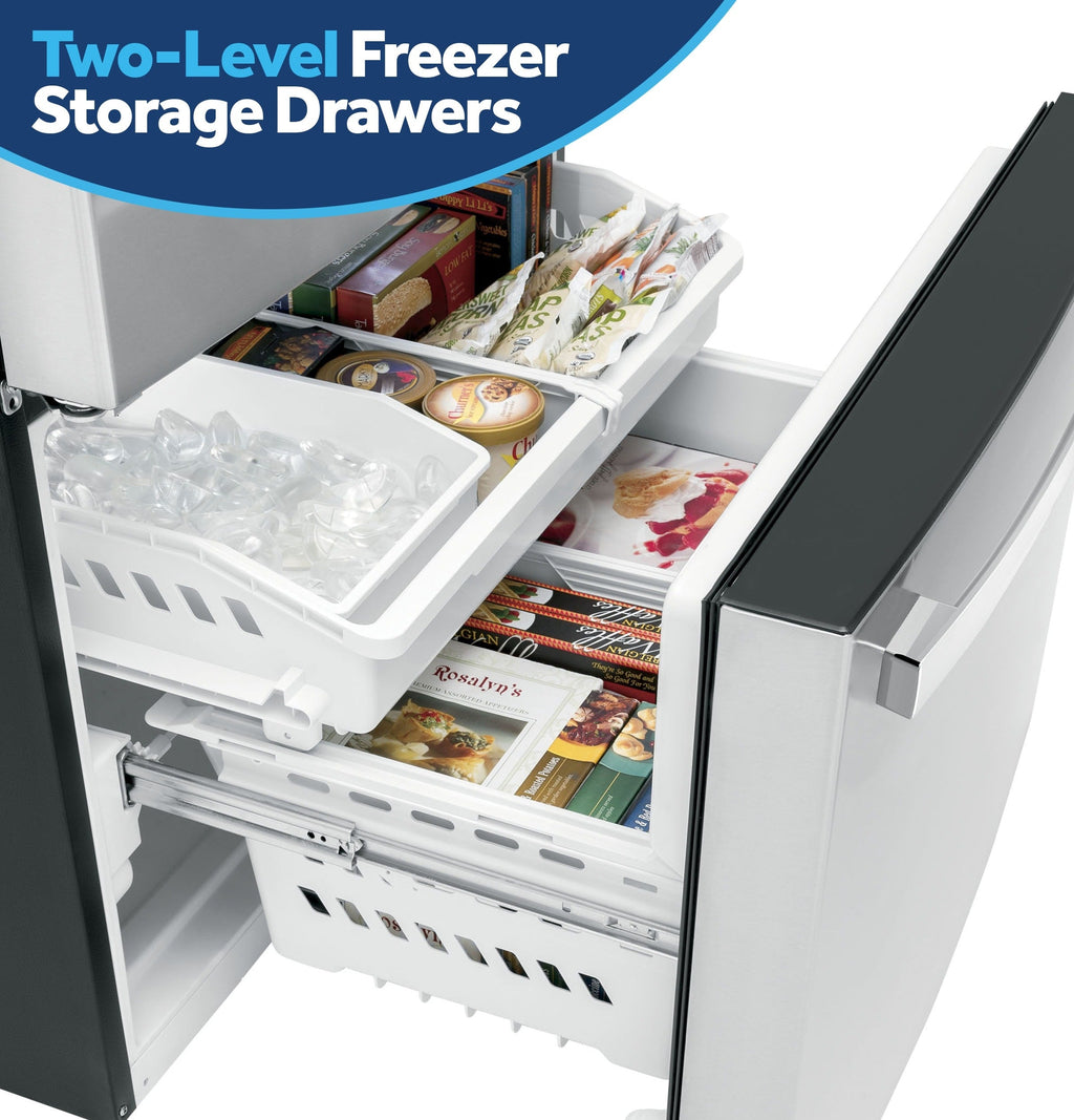 GE French Door Refrigerator 90.8cm 764.6L GNE27JYMFS