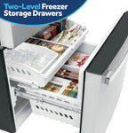 GE French Door Refrigerator 90.8cm 764.6L GNE27JYMFS