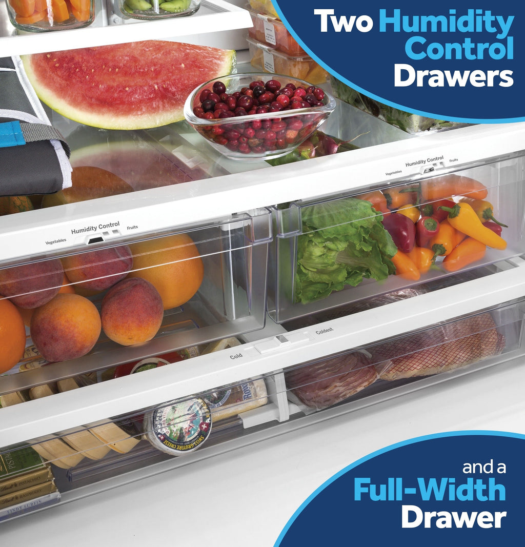 GE French Door Refrigerator 90.8cm 764.6L GNE27JYMFS
