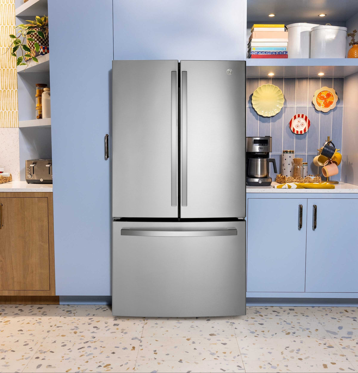 GE French Door Refrigerator 90.8cm 764.6L GNE27JYMFS