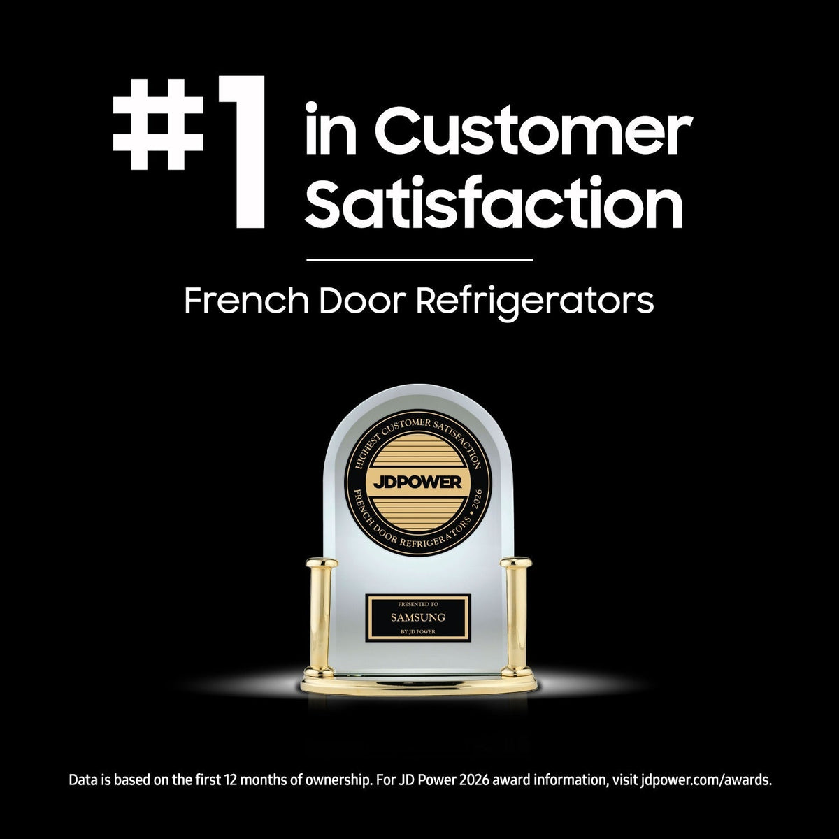 Samsung French Door Refrigerator 90.8cm 906.1L RF32CG5300SR
