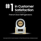 Samsung French Door Refrigerator 90.8cm 736.2L RF70F27SER