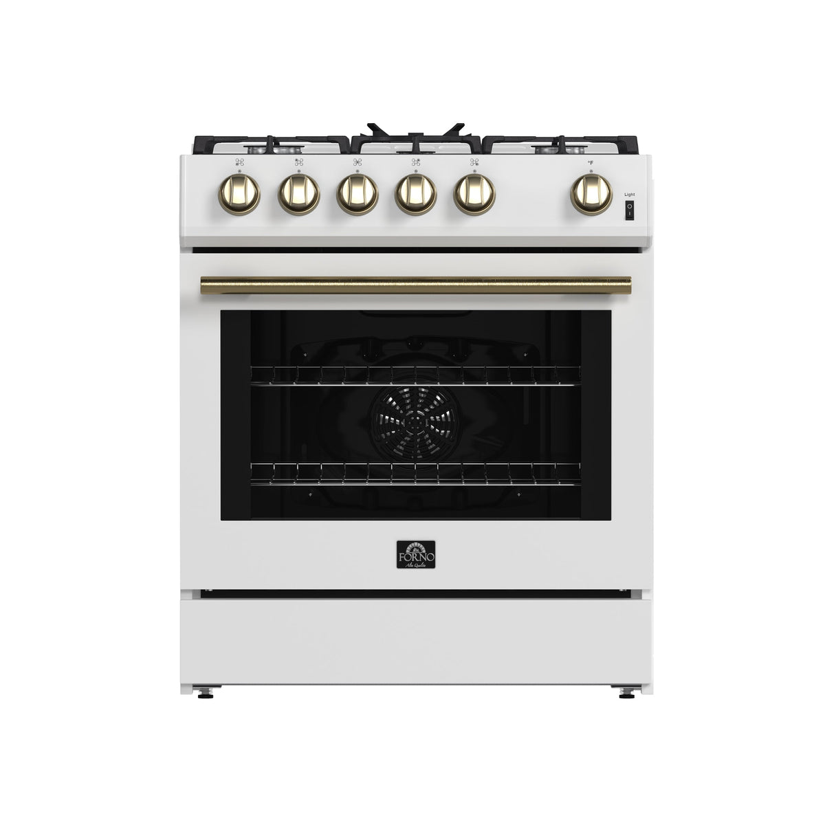 FORNO Leonardo Gas Range 76cm 141.6L FFSGS1116-30WHT
