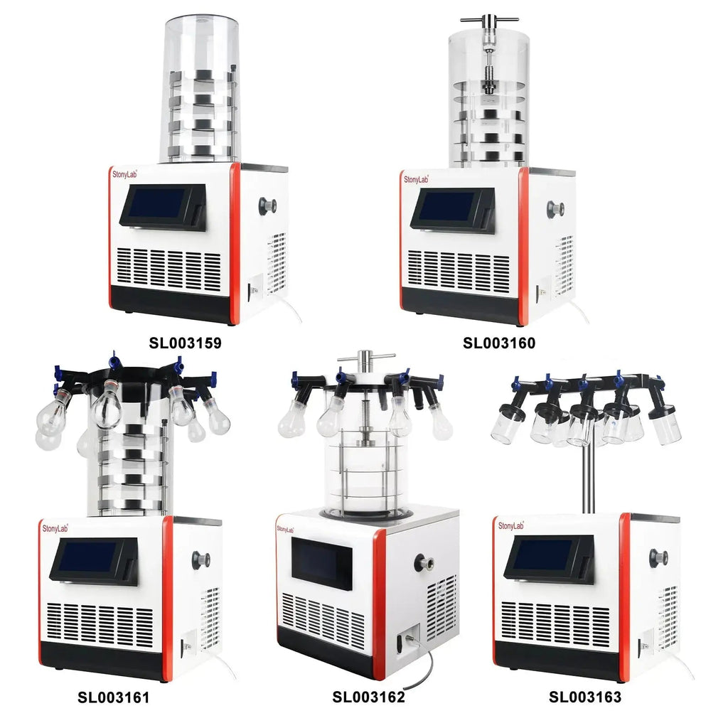 StonyLab Benchtop Freeze Dryer with Vacuum Pump -60°C 3kg