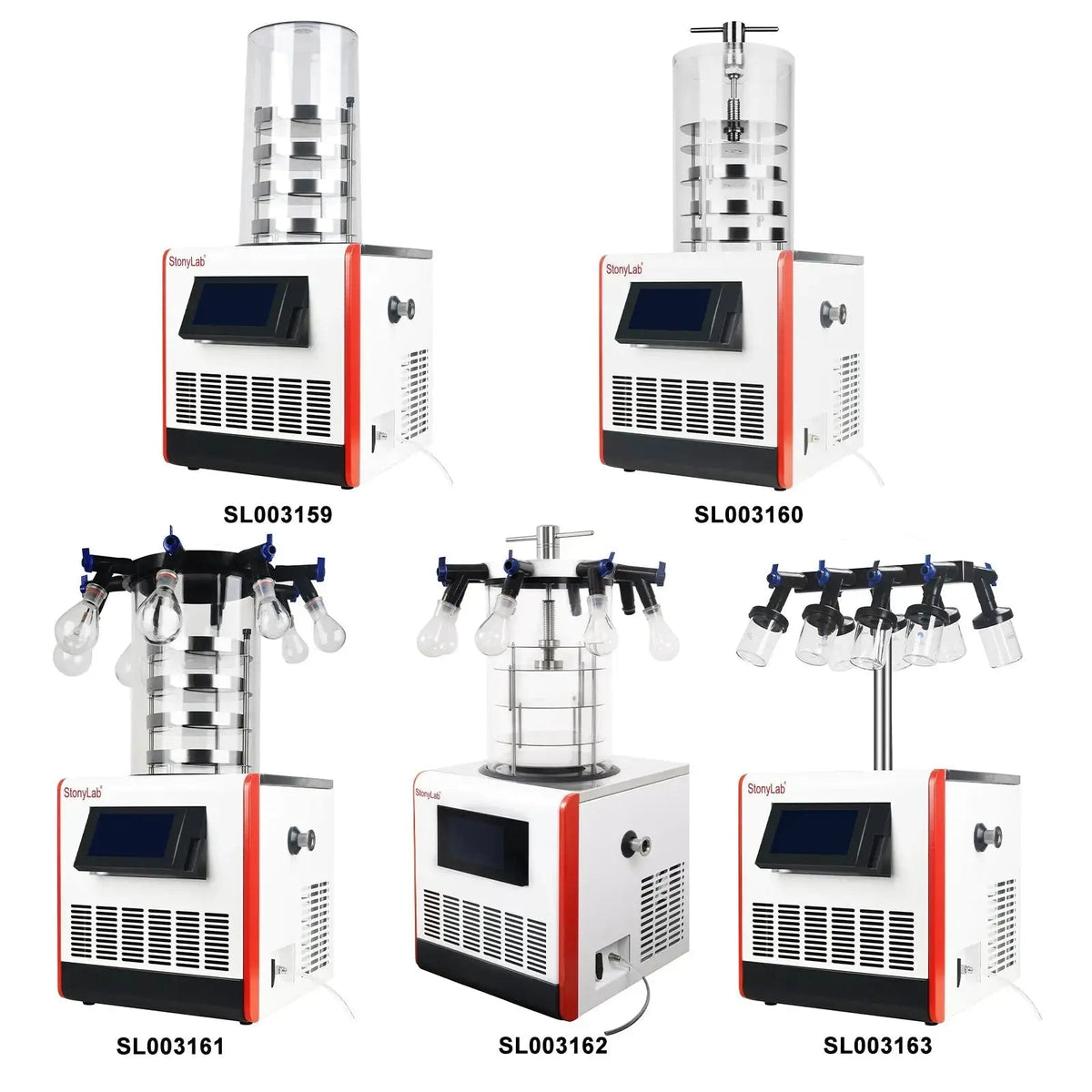 StonyLab Benchtop Freeze Dryer with Vacuum Pump -60°C 3kg