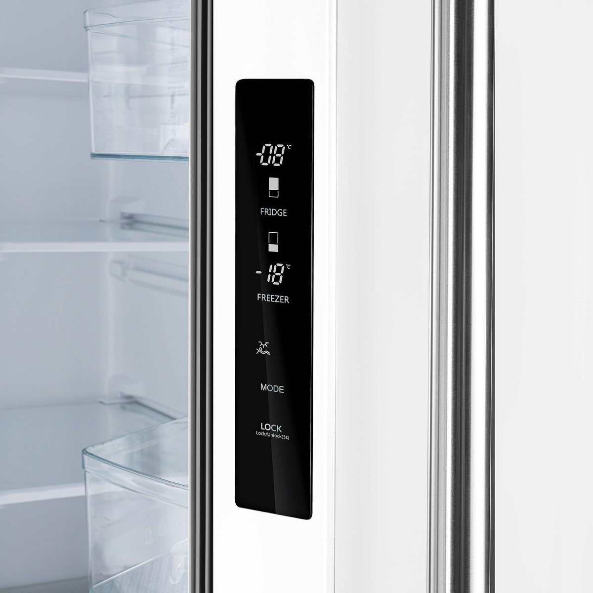 FORNO Espresso Gallipoli French Door Refrigerator 76cm 495.5L FFFFD1974-31WHT