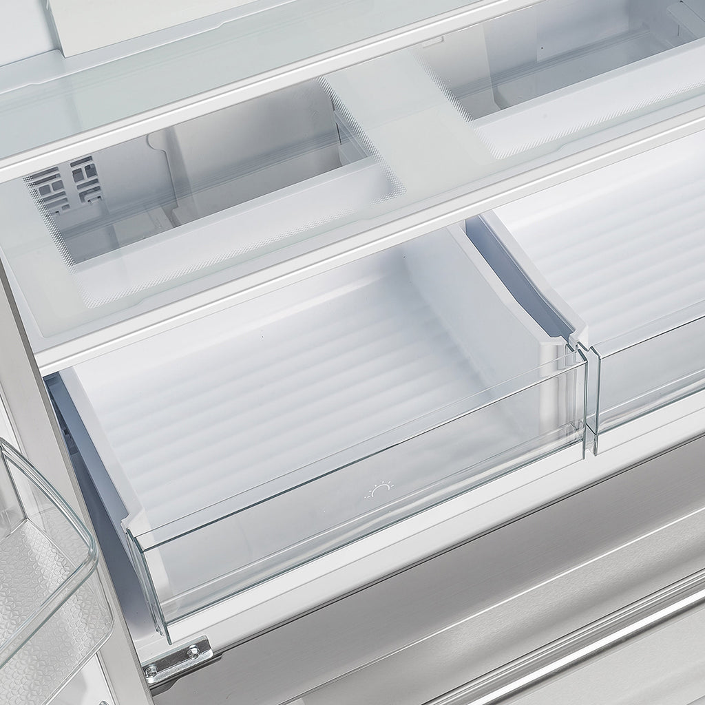FORNO Moena French Door Refrigerator 91.2cm 543.7L FFRBI1820-36SB