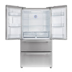 FORNO Moena French Door Refrigerator 91.2cm 543.7L FFRBI1820-36SB