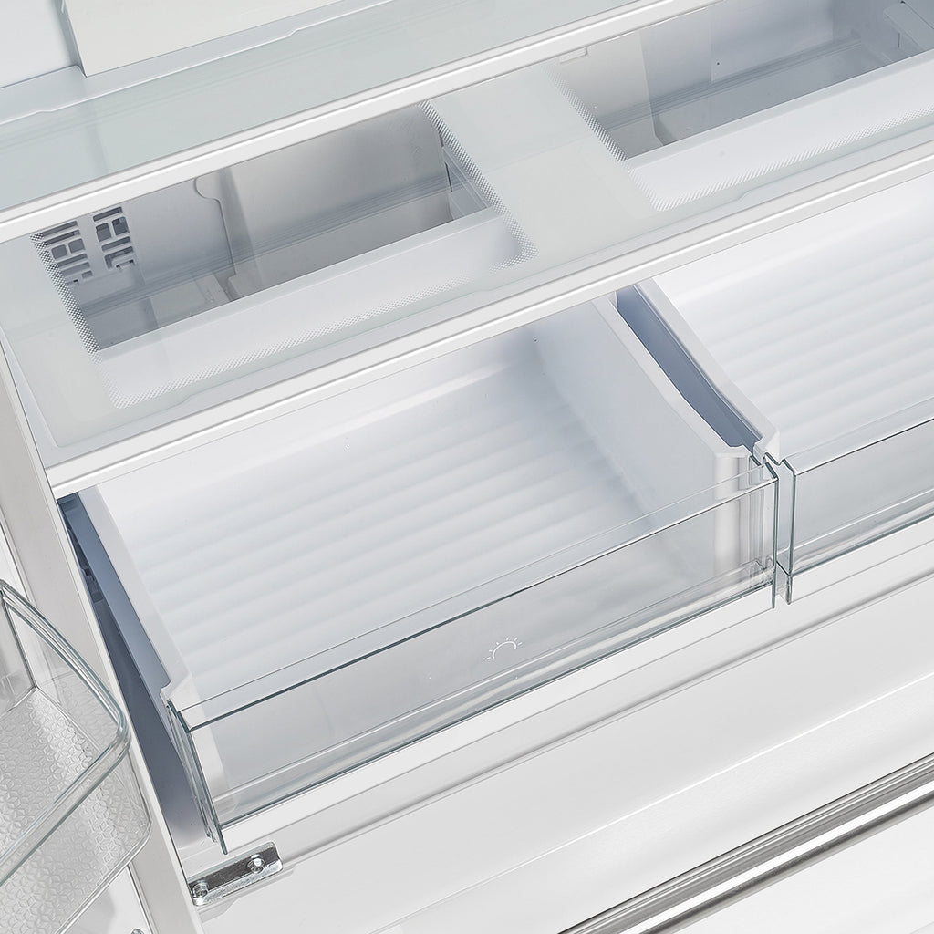 FORNO Espresso Moena French Door Refrigerator 91.4cm 543.7L White