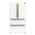 FORNO Espresso Moena French Door Refrigerator 91.4cm 543.7L White