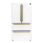 FORNO Espresso Moena French Door Refrigerator 91.4cm 543.7L White