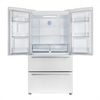 FORNO Espresso Moena French Door Refrigerator 91.4cm 543.7L White