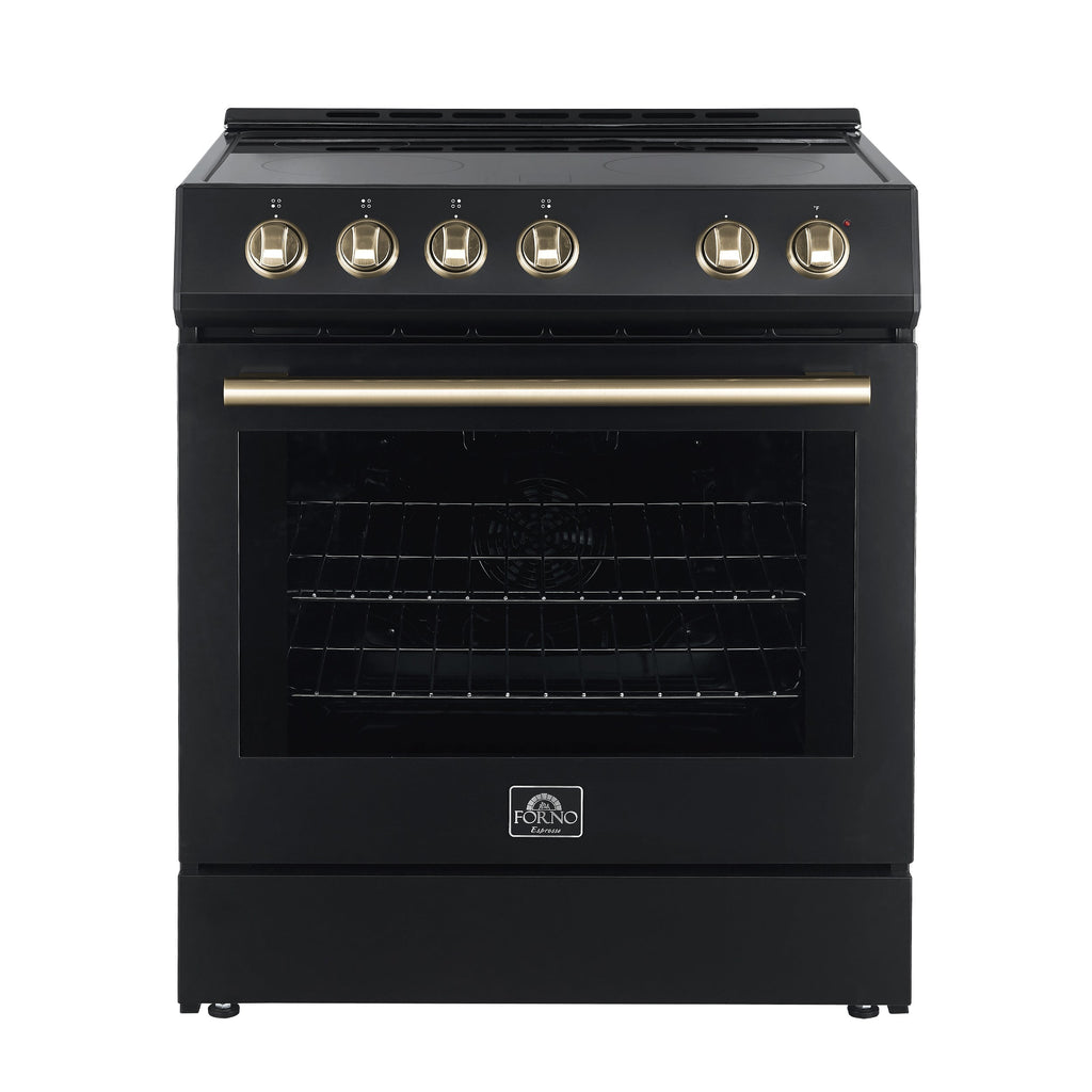 FORNO Espresso Leonardo Convection Oven Range 76cm 141.6L FFSEL6012-30BLK