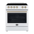FORNO Espresso Leonardo Electric Range 76.2cm 141.6L White FFSEL6012-30WHT