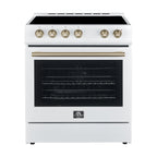 FORNO Espresso Leonardo Electric Range 76.2cm 141.6L White FFSEL6012-30WHT