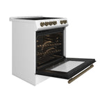 FORNO Espresso Leonardo Electric Range 76.2cm 141.6L White FFSEL6012-30WHT