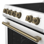 FORNO Espresso Leonardo Electric Range 76.2cm 141.6L White FFSEL6012-30WHT