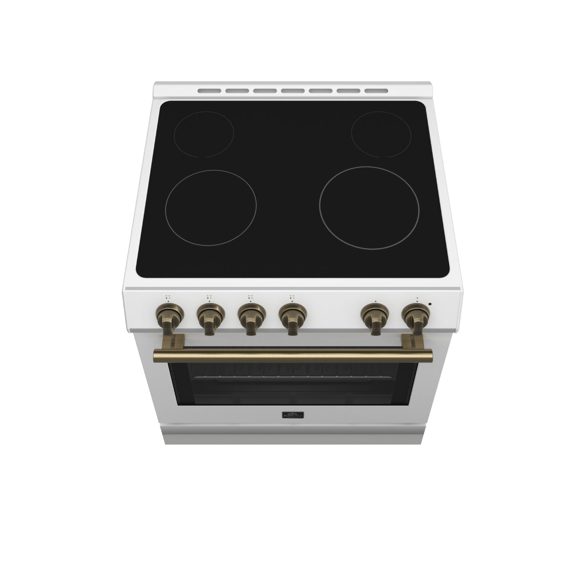 FORNO Espresso Leonardo Electric Range 76.2cm 141.6L White FFSEL6012-30WHT