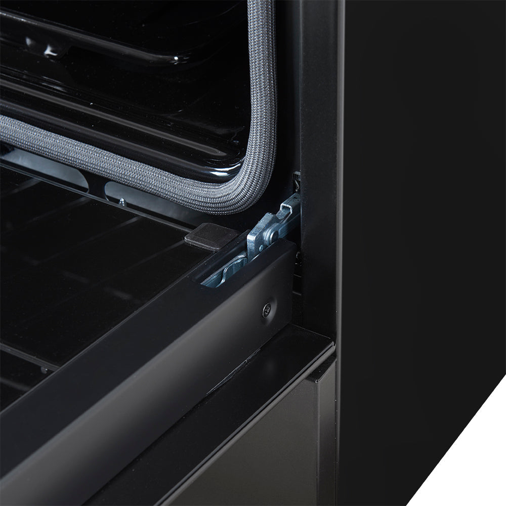 FORNO Espresso Leonardo Gas Range 76.2cm 141.6L Black FFSGS1116-30BLK