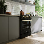 FORNO Espresso Leonardo Gas Range 76.2cm 141.6L Black FFSGS1116-30BLK