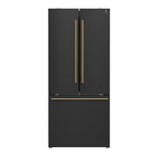 FORNO Espresso Gallipoli French Door Refrigerator 76cm 495.6L FFFFD1974-31BLK