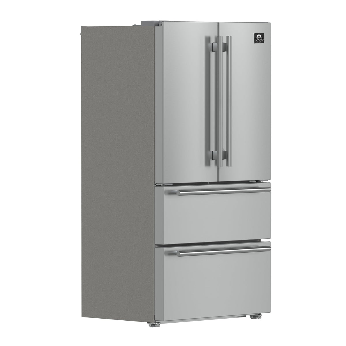 FORNO Moena French Door Refrigerator 91.2cm 543.7L FFRBI1820-36SB