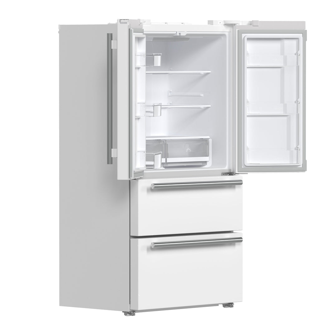 FORNO Espresso Moena French Door Refrigerator 91.4cm 543.7L White