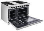 THOR Kitchen Double Oven Gas Range 121.7cm 192.6L LRG4807U