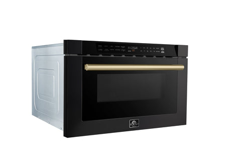 FORNO Capoliveri Built-In Microwave 34L FMWDR3000-24BLK