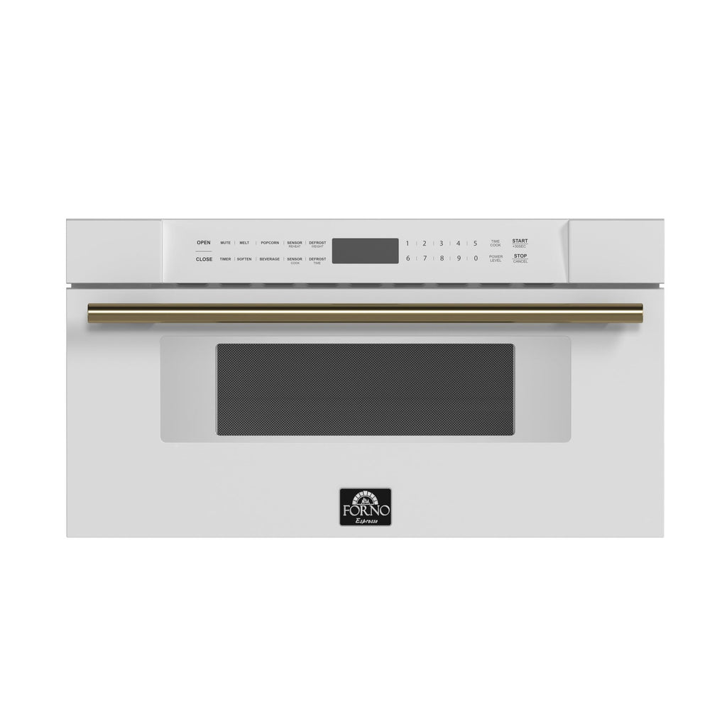 FORNO Espresso Capoliveri Built-In Microwave 75.9cm 34L FMWDR3000-30WHT