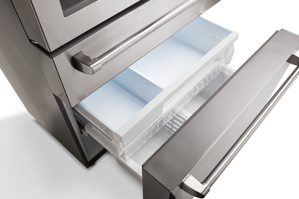 THOR Kitchen French Door Refrigerator 91cm 623L Stainless Steel TRF3601FD